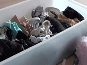 下着窃盗女性宅侵入撮　一人暮らしＯＬ編　サンプル画像08